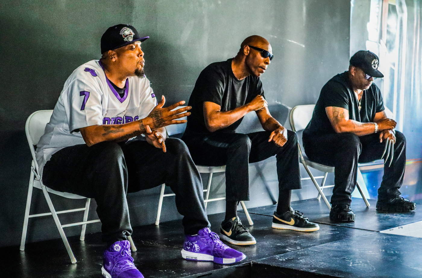 Collaboration session in the studio